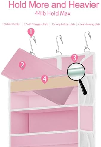 TAHAVICE 2 Pack Over the Door Storage Organizer - Image 3