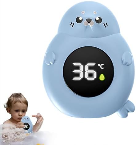 Baby Bath Thermometer for Infants, Cute Seal Digital Infant BathtubThermometer by Unknown