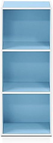 Furinno LUDER Book Shelf, 3-Cube Bookshelf, Bookcase - Image 4