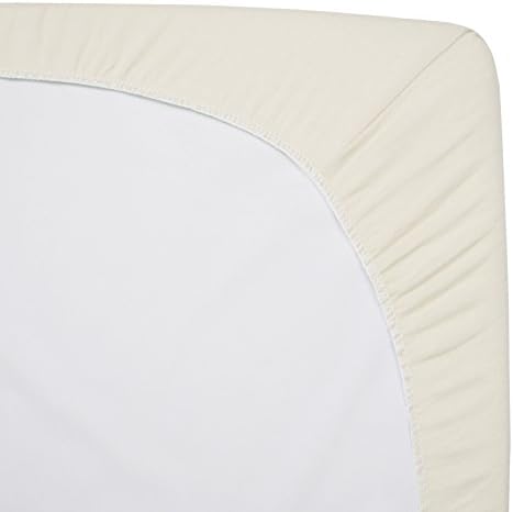 American Baby Company 2 Pack 100% Natural Cotton Fitted Cradle/Bassinet Sheets - Image 4