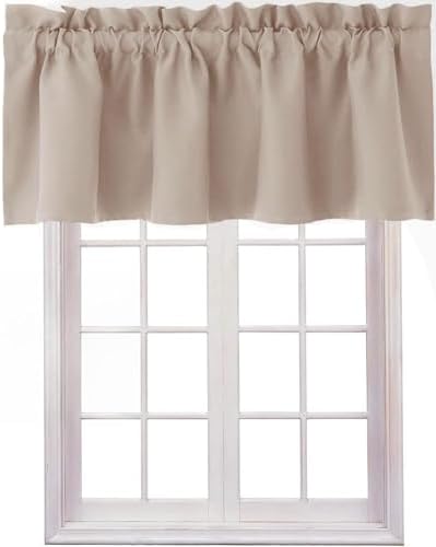 Hiasan Camel Valance Curtains for Window 42 x 12 Inches 1 Panel by Hiasan