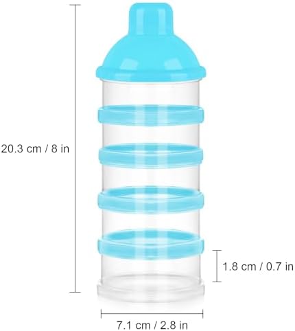 Accmor Formula Dispenser On The Go, 5 Compartments Stackable Formula Container - Image 7
