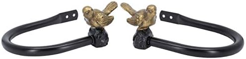 Set of 2 Decorative Bird Window Curtain Holdbacks - Image 2