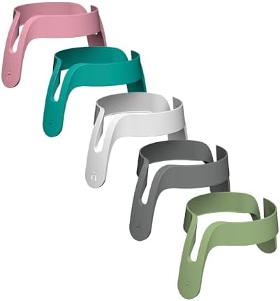 Nanobebe Flexy Bottle Handles, Easy-Grip Ergonomic 2-Pack, Transitional Sippy - Image 5