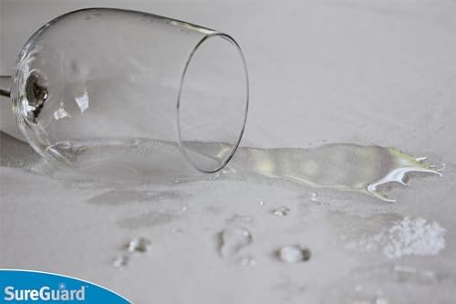 SureGuard Smooth Waterproof Mattress Protector, Cal King Mattress Cover - Image 2