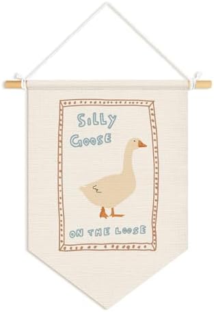 Kids Room Decor, Goose Nursery Wall Pennants Banners by Unknown