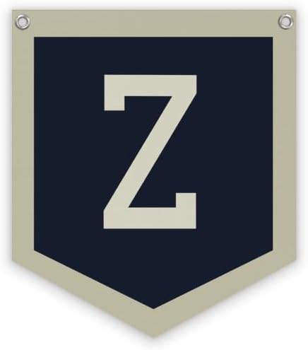 Lacama Toddler Boys Room Decor Name Pennant Flag Z Banner by Lacama