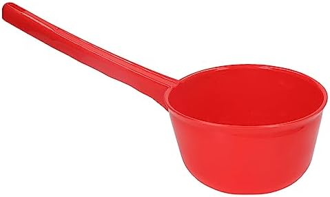 Scoop for Bath Red Plastic Ladle - Image 4