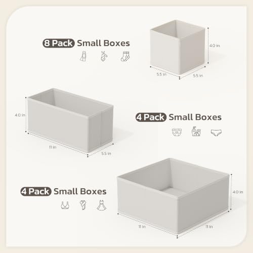 Drawer Organizer, 16 Pack Baby Dresser Organizer - Image 2