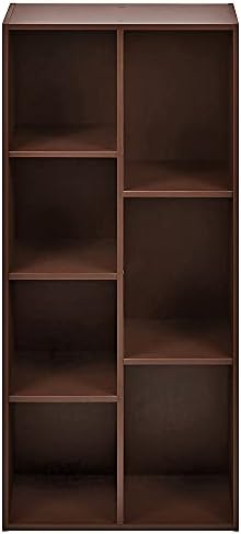 Amazon Basics 7 Cube Storage Organizer Bookcase, Sturdy Shelves, Book Shelf - Image 4