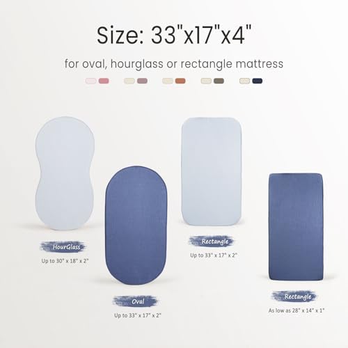 lulumoon Muslin Bassinet Sheets - Image 2