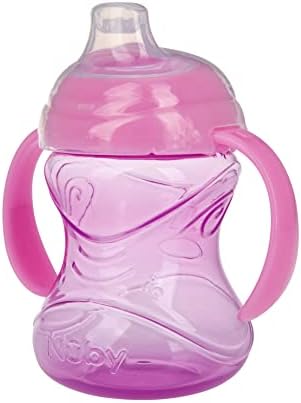 Nuby Clik-It Grip N' Sip Soft Spout No-Spill Training Sippy Cup - 10 oz - 4+ - Image 6