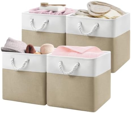 Patvingot 13-Inch Fabric Cube Storage Bins by Patvingot