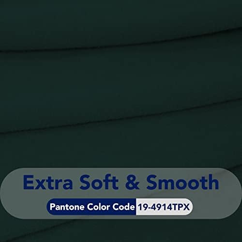 PureFit Stretch Oversized Couch Covers Fleece Sofa Slipcovers Deep Teal - Image 5