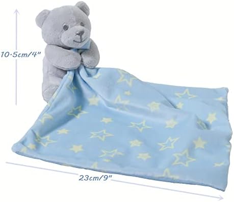 CREVENT Soft Plush Animal Face Security Blankets - Image 3
