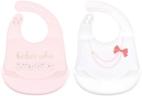 Little Treasure Unisex BabySilicone Bibs - Image 2
