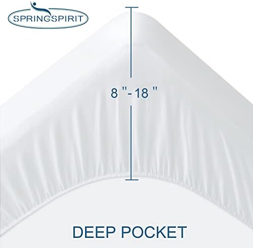 California King Size Mattress Protector Waterproof, Absorbent Fitted Sheet - Image 2
