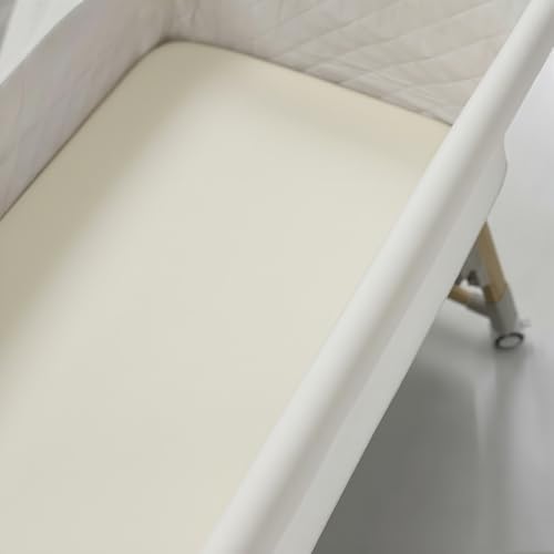 American Baby Company 100% Natural Cotton Fitted Cradle/Bassinet Sheet 36" x 18" - Image 5