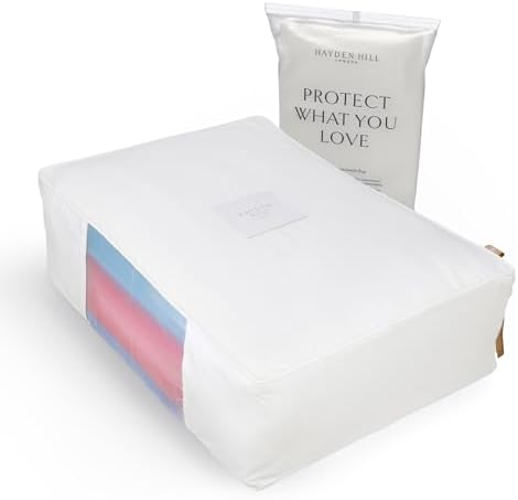 Hayden Hill Luxury Organic Cotton Sweater and Blanket Storage Bag 20 Inch by HaydenHill