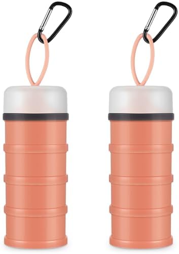 Baderke 2 Pcs Protein Powder Travel Container by Baderke