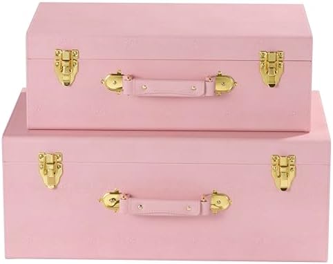 Sagala Decorative Trunk, Nested Large Storage Boxes - Image 5