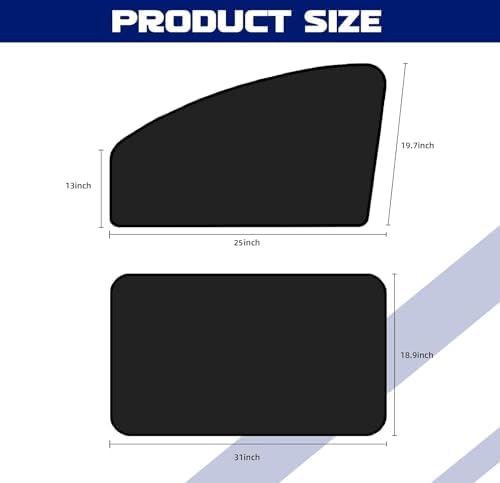 NTNEV Car Side Window Sun Shades, Shades - Image 2