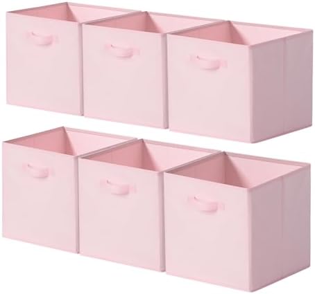 Cupic Cupid 6-Pack 13x13 Cube Storage Bins, Storage Cube Organizer by CupicCupid