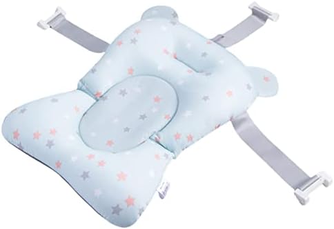 Baby Bath Cushion Pad Newborn Bathtub Mat Infant Bath Supporter Net Baby by Juaugusep