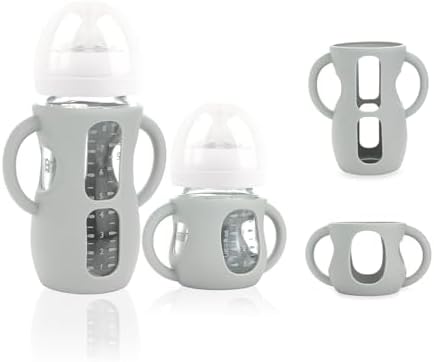 2-Pack Silicone Sleeves for Philips Avent Glass Bottles 4 & 8 oz by Unknown