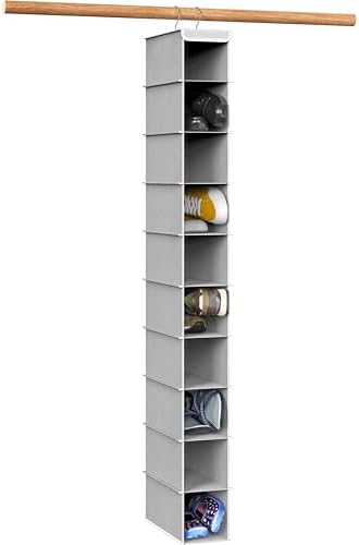Simple Houseware 10 Shelves Closet Hanging Shoe Organizer by SimpleHouseware