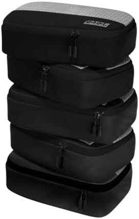 Small 5pc Packing Cubes for Travel by DotDot
