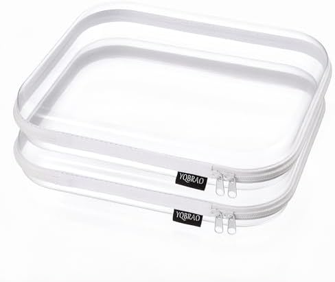 YQBRAO Clear Hard Shell Storage Organizer Set by Unknown