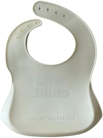 Denver James Silicone Feeding Bibs | Dishwasher Safe. Waterproof. Adjustable. - Image 2