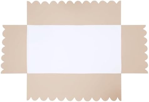 Shunjie.Home Scallop Edge Crib Skirt Beige, 100% Egyptian Cotton 400 Thread - Image 5