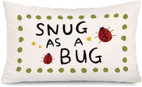 Ladybug Room Decor Ladybug 12x20 Pillow Cover by Unknown