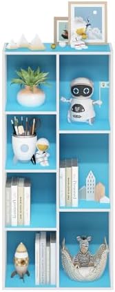 Furinno LUDER Book Shelf, 7-Cube Bookshelf, Bookcase - Image 5