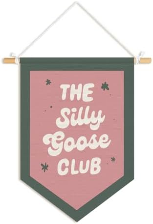Silly Goose Nursery Wall Pennants Banners, Playroom Decor by Unknown