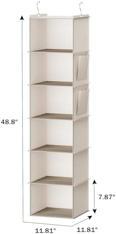 YOUDENOVA Hanging Closet Organizer and Storage, 2 Packs - Image 3