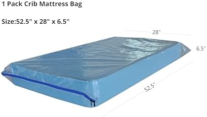 Crib Mattress Storage Bag with Zipper, 4 Mil Thick Cover - Image 2