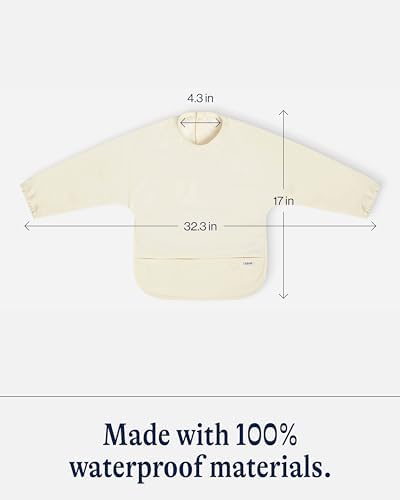 Lalo Long Sleeve Smock Bib, Machine Washable, Waterproof - Image 6