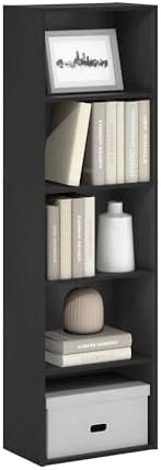 Furinno LUDER Book Shelf, 5-Tier Bookshelf, Bookcase by Furinno-FitsYourSpaceFitsYourBudget