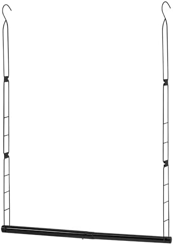 STORAGE MANIAC Hanging Closet Rod, Adjustable Width and Height Closet Hanging by STORAGEMANIAC