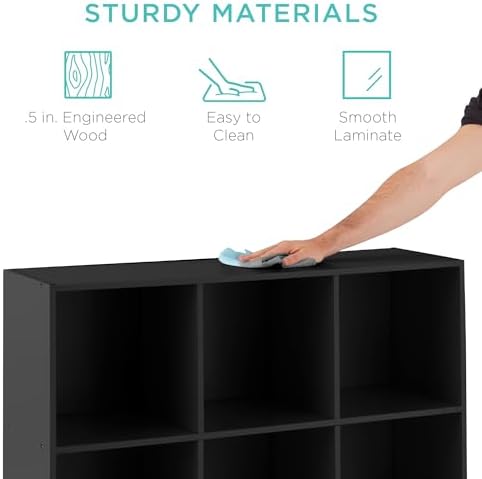 Best Choice Products 9-Cube Storage Organizer, 13.5in Shelf Opening, Display - Image 6