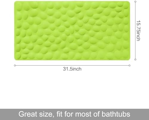 Non-Slip Bathtub Mat OTHWAY Soft Rubber Bathroom Bathmat - Image 5