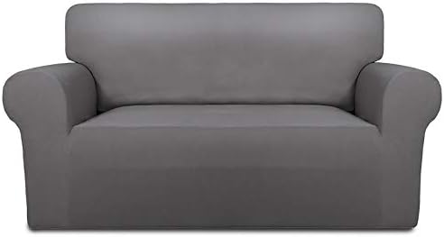 PureFit Stretch Loveseat Covers Fleece Couch Covers by PureFit