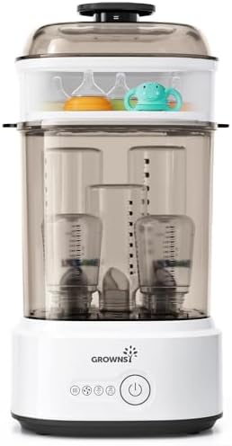 Grownsy Compact Baby Bottle Sterilizer and Dryer by GROWNSY