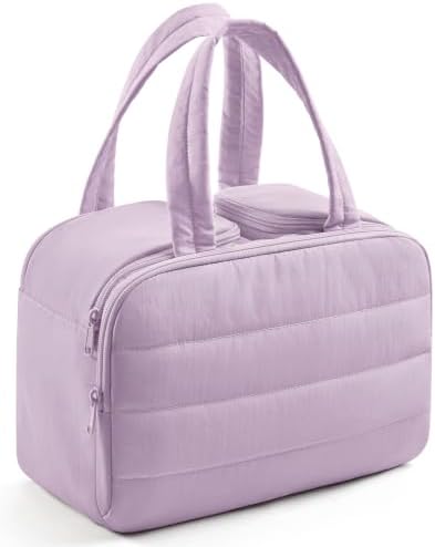 LIGHT FLIGHT Travel Toiletry Bag, Quilted Travel Makeup Cosmetic Bag Organizer by LIGHTFLIGHT