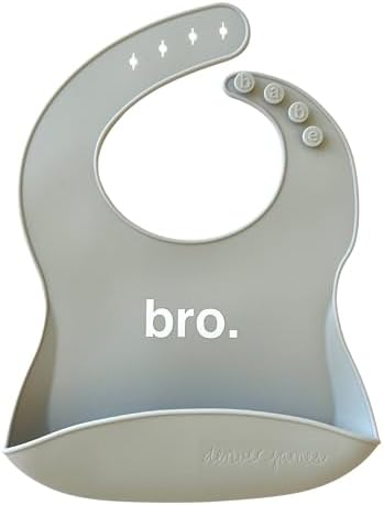 Denver James Silicone Feeding Bibs | Dishwasher Safe. Waterproof. Adjustable. by DenverJames