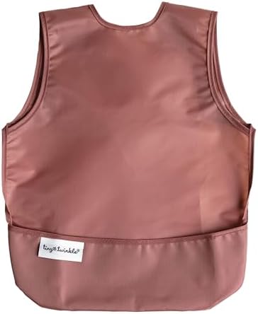 Tiny Twinkle Mess Proof Baby Bibs | 2 Pack Waterproof Toddler Bib - Image 4