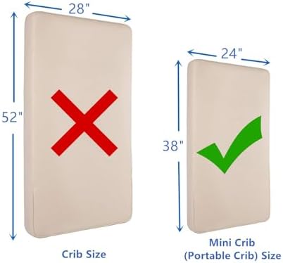 American Baby Company Waterproof Fitted Mini Crib Mattress Protector 38x24 - Image 4